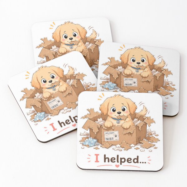 Item preview, Dog Delivery Box Disaster I Helped Chaos Moment designed and sold by Sadia  Jannat.