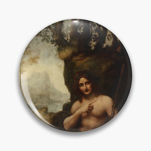 Item preview, Bacchus by Leonardo da Vinci: High Renaissance Fine Art Poster designed and sold by artofuniverse.