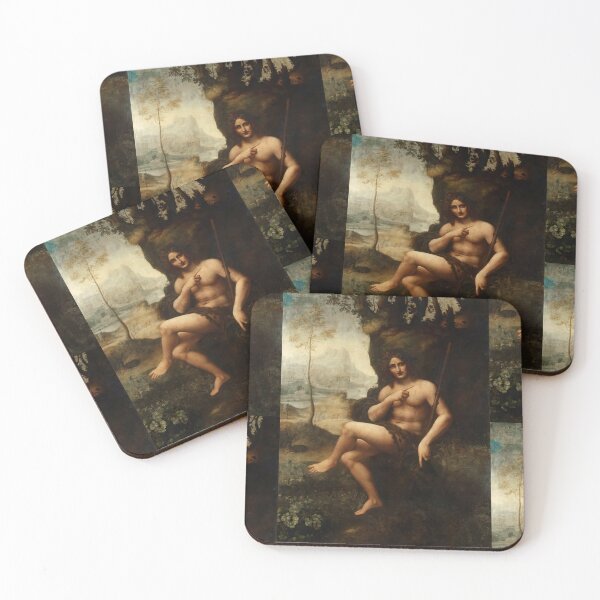 Item preview, Bacchus by Leonardo da Vinci: High Renaissance Fine Art Poster designed and sold by artofuniverse.