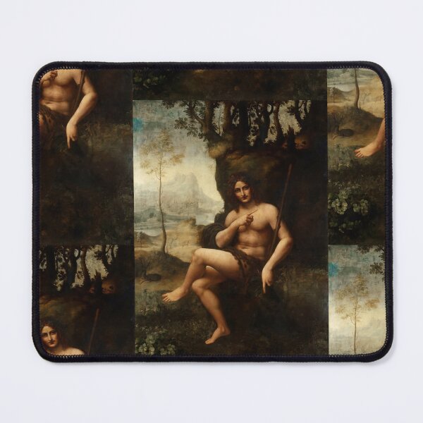 Item preview, Bacchus by Leonardo da Vinci: High Renaissance Fine Art Poster designed and sold by artofuniverse.