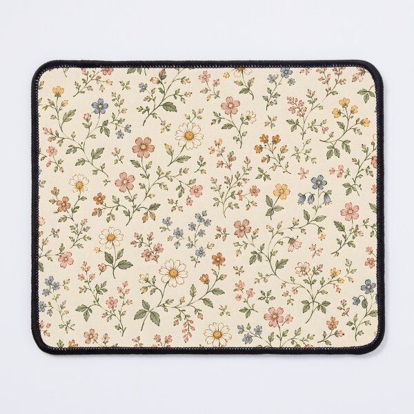 Item preview, Vintage Wildflower Meadow Pattern – Soft Cottagecore Floral Aesthetic designed and sold by Hashola Designs.