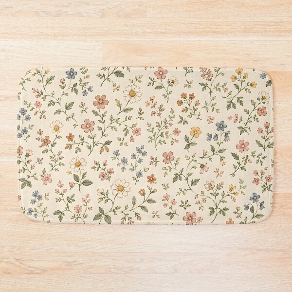 Item preview, Vintage Wildflower Meadow Pattern – Soft Cottagecore Floral Aesthetic designed and sold by Hashola Designs.