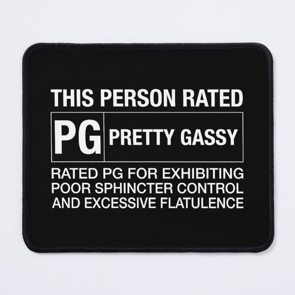 Item preview, This Person Rated PG Pretty Gassy, Funny Fart designed and sold by Vintagemashup.