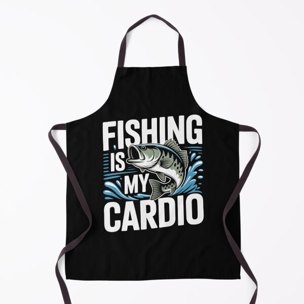 Item preview, Fishing Is My Cardio Funny Fisherman Fish Design designed and sold by ChillDrop.