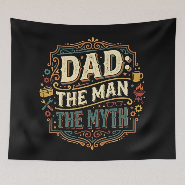 Item preview, Dad: The Man, The Myth designed and sold by hilltimepieces.