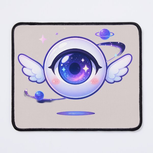 Item preview, Cosmic Eye Anime Design, Cute Galaxy Aesthetic, Kawaii Floating Eye Character Graphic designed and sold by MouradStudio.