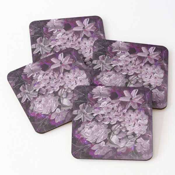 Item preview, Soft Petal Cluster – Elegant Floral Painting designed and sold by Kaya10Studio.