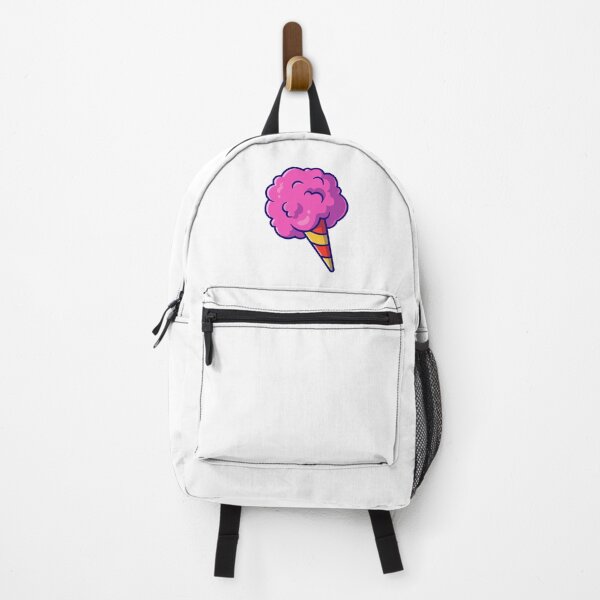 Item preview, Kawaii Pink Cotton Candy Unicorn Horn Sticker designed and sold by mbtikt.