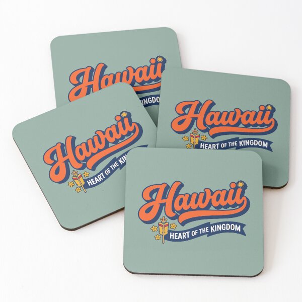 Item preview, Vintage Hawaii Heart Of The Kingdom Retro 70s Script Aesthetic designed and sold by Cozy-Old-Pub.