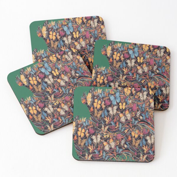 Item preview, Monarch Butterflies Flight - Night Garden Aesthetic  designed and sold by Tama-sirth.