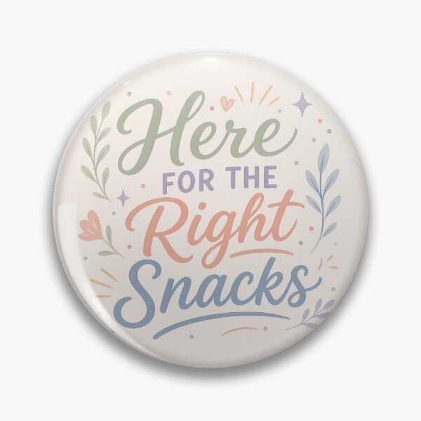 Item preview, Here For The Right Snacks – Gluten Free Funny Quote Coeliac Foodie Aesthetic Typography Design designed and sold by My Gluten Free Life UK.