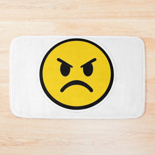 Item preview, Angry Face Emoji designed and sold by Owcomm.