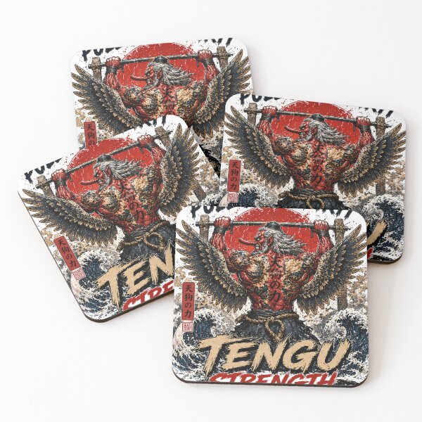 Item preview, Tengu Strength Pull Day – Japanese Gym Back Workout T-Shirt designed and sold by Kmya556.