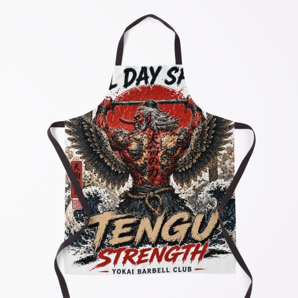 Item preview, Tengu Strength Pull Day – Japanese Gym Back Workout T-Shirt designed and sold by Kmya556.