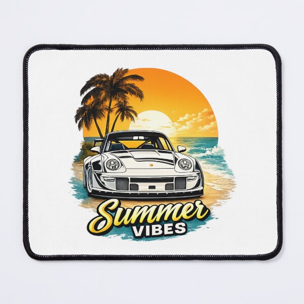 Item preview, Summer Vibes Beach Car Retro Sunset Ocean Design designed and sold by afr-saad.