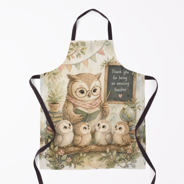 Item preview, Thank You For Being An Amazing Teacher Owl Watercolour | Appreciation designed and sold by inspired-works.