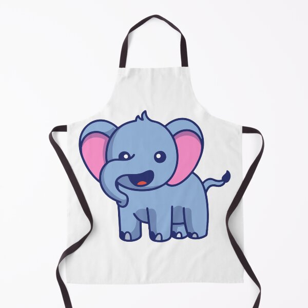 Item preview, Happy Baby Elephant Walking Kawaii Sticker designed and sold by mbtikt.