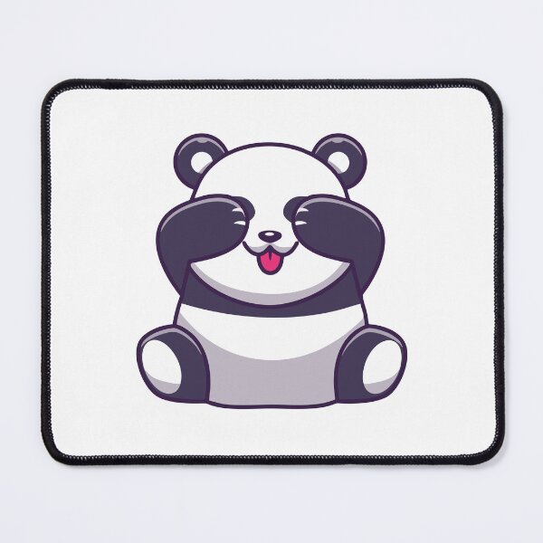 Item preview, Cute Peek-a-Boo Panda Hiding Eyes Sticker designed and sold by mbtikt.