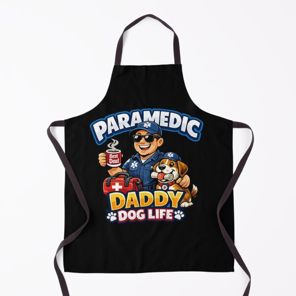 Item preview, Funny Paramedic Daddy Dog Lover EMS EMT Dog Dad Life Caffeine Chaos Gift for First Responder Fathers designed and sold by Im-Ara.