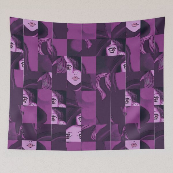 Item preview, Fragmented Gaze – Abstract Manga Portrait designed and sold by Kaya10Studio.