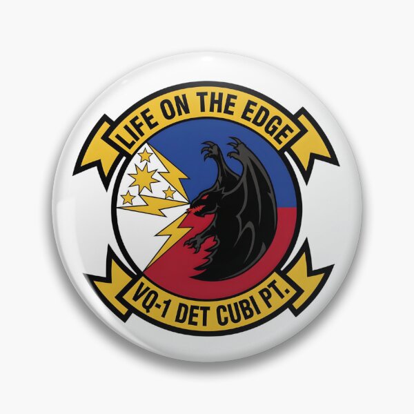 Item preview, Official Insignia of VQ-1 Detachment Cubi Point: "Life on the Edge" designed and sold by CharlieDesings.