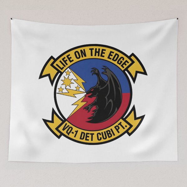 Item preview, Official Insignia of VQ-1 Detachment Cubi Point: "Life on the Edge" designed and sold by CharlieDesings.
