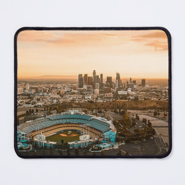 Item preview, Dodger Stadium & Downtown Los Angeles Skyline designed and sold by Iceberg Comic Book Lounge.
