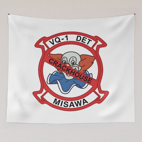 Item preview, VQ-1 Detachment Misawa Novelty Patch: "The Crackhouse" designed and sold by CharlieDesings.