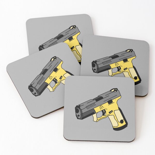 Item preview, Gold Pistol designed and sold by Shark Steeze.