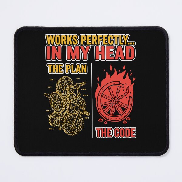 Item preview, Works Perfectly In My Head Funny Developer Gift designed and sold by Ixnor.