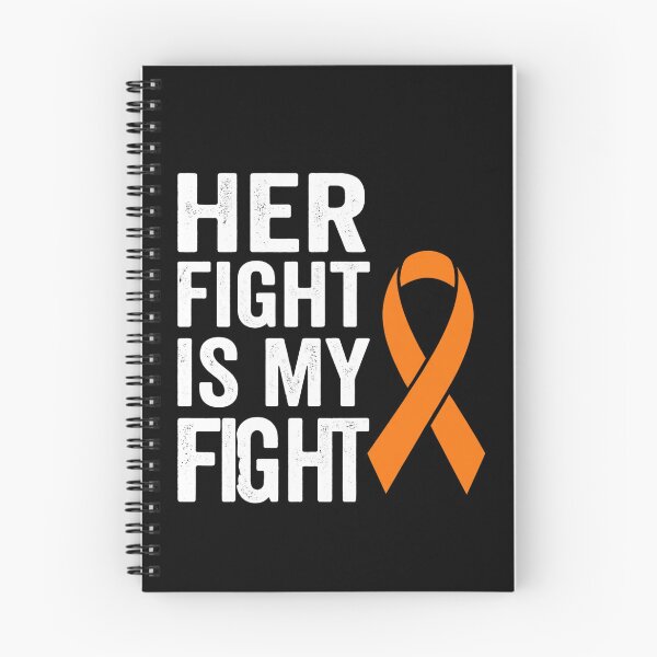 Item preview, Her Fight Is My Fight Orange Ribbon Cancer Awareness Supporter designed and sold by SofenArt.