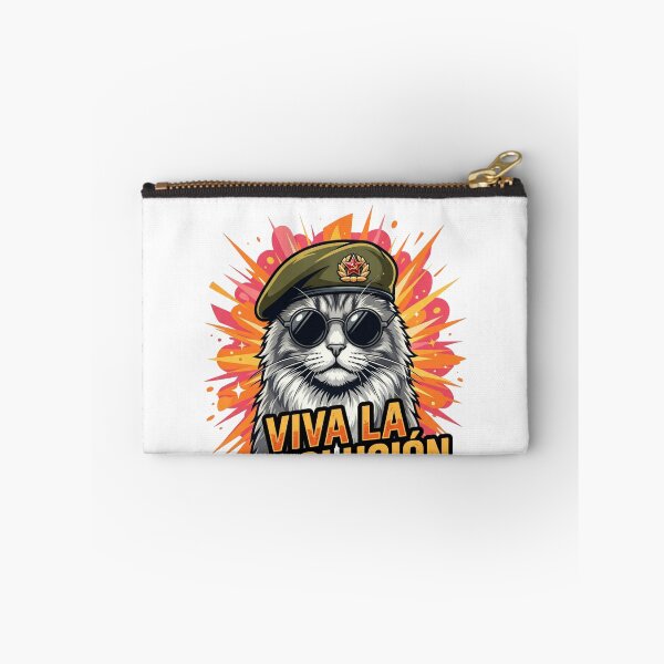 Item preview, Viva La, Revolución Carl Cat Feline Revolution Political Rebel Humor designed and sold by SofenArt.