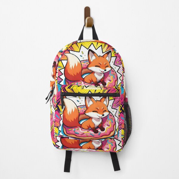 Item preview, Cartoon Fox with Donut Delight designed and sold by Shelley Loewnau-Jones Studio.