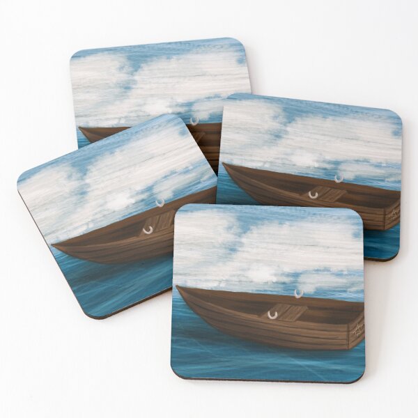 Item preview, Boat on Ocean Waves designed and sold by AtypicalTyler.