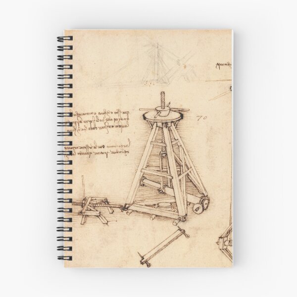 Item preview, Codex Atlanticus Folio by Leonardo da Vinci: Engineering Study Poster designed and sold by artofuniverse.