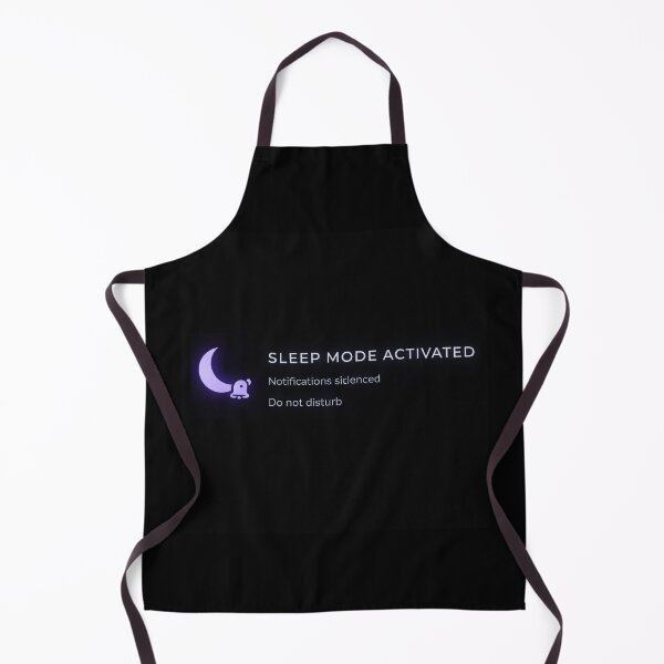 Item preview, Sleep Mode Activated – Do Not Disturb Notifications Silenced Design designed and sold by Mad Factory Designs.