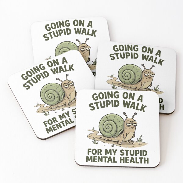 Item preview, Going On A Stupid Walk For My Stupid Mental Health Sarcastic Mental Health Humorous Self Care Walker designed and sold by SofenArt.