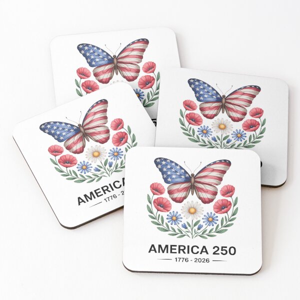 Item preview, Patriotic Butterfly with Flowers designed and sold by jkrphoto.