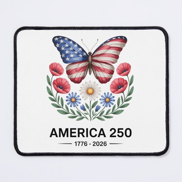 Item preview, Patriotic Butterfly with Flowers designed and sold by jkrphoto.