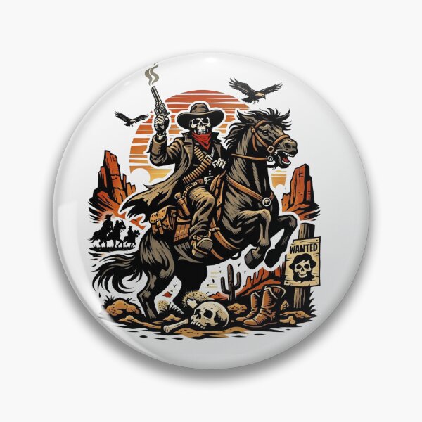 Item preview, Dead Man Riding Skeleton Cowboy designed and sold by Owcomm.