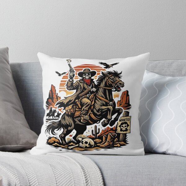 Item preview, Dead Man Riding Skeleton Cowboy designed and sold by Owcomm.