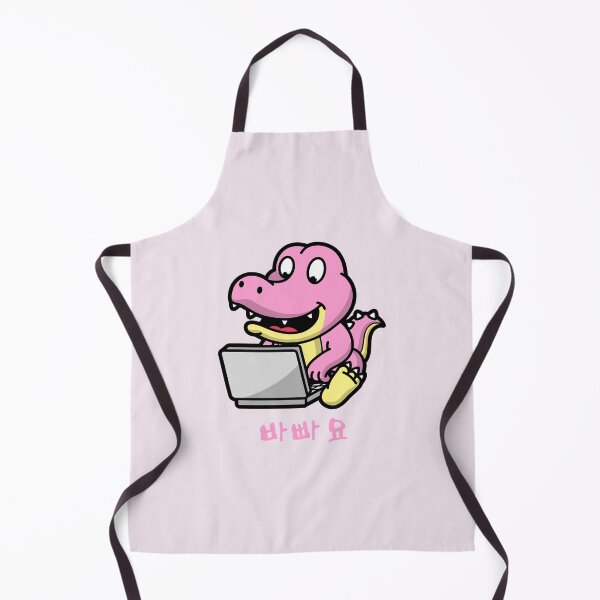Item preview, Pink Crocodile is Busy Korean designed and sold by DJCartoonDesigns.