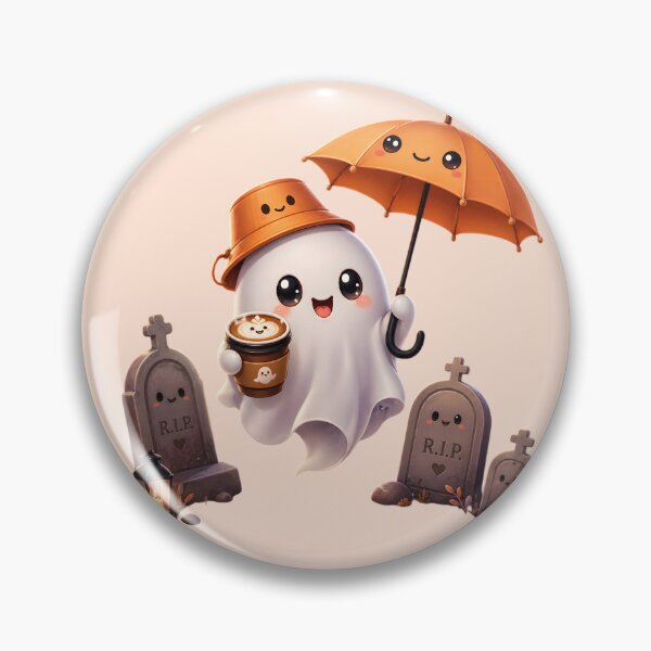 Item preview, Cute Ghost Coffee Night Illustration designed and sold by Rohan132.
