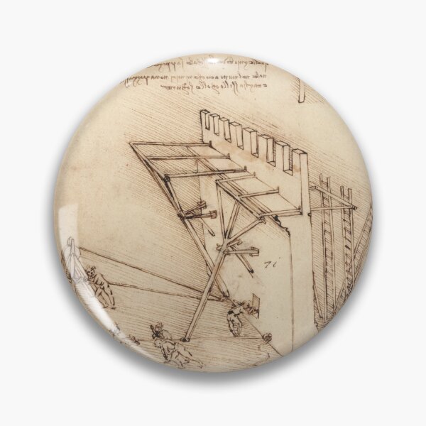 Item preview, Codex Atlanticus Folio by Leonardo da Vinci: Renaissance engineering study designed and sold by artofuniverse.