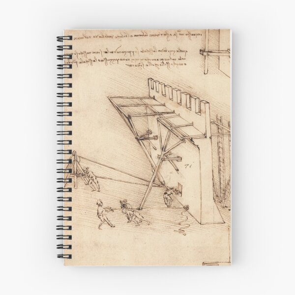 Item preview, Codex Atlanticus Folio by Leonardo da Vinci: Renaissance engineering study designed and sold by artofuniverse.