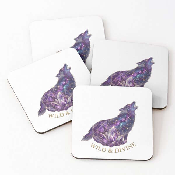 Item preview, Wild and Divine - Wolf Forest Double Exposure Art designed and sold by Andreza NativeHue Oficial.