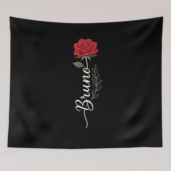 Item preview, Bruno Rose Personalized Flower Name Gift designed and sold by SofenArt.