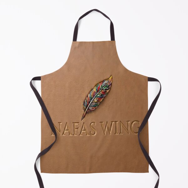 Item preview, Al-Amal Arabic Calligraphy Gold & Rainbow Feather – Minimalist Luxury Leather designed and sold by Nafas Wing.