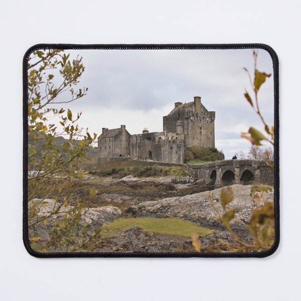 Item preview, Autumnal Glimpse at Eilean Donan Castle, Scottish Highlands designed and sold by Cissa King Photography.