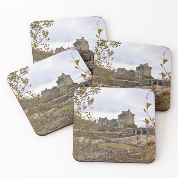 Item preview, Autumnal Glimpse at Eilean Donan Castle, Scottish Highlands designed and sold by Cissa King Photography.